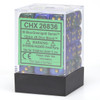 Chessex - Gemini D6 12mm Dice Block 36 -Dice Set - Blue-green w/ Gold Chessex - Gemini D6 12mm Dice Block 36 -Dice Set - Blue-green w/ Gold