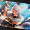 Ultra Pro: Magic the Gathering -  Final Fantasy Black Stitched Playmat Premium - Y'shtola Rhul