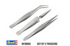 Revell Set of 3 Tweezers