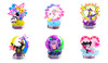 Re-Ment: Pokemon - Pokemon Neon Party #1 (Blind Box)