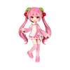 Hatsune Miku – DaaLaMode Series Sakura Miku Model Kit