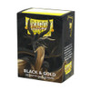 Dragon Shield Standard Sleeves 100pc Matte Dual - Black & Gold