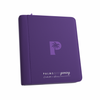 Palms Off Collector's Series 4pkt Top Loader Zip Binder - Purple