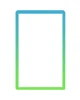 Crossguard Graded Card Slab Bumper for PSA - Gradient Glitter Turquoise /Lime