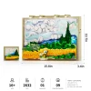 Lumibricks: Road Trip - Wheat Field with Cypresses