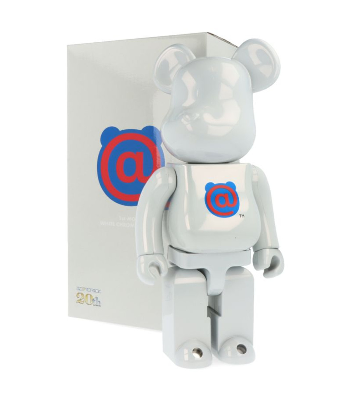 その他BE@RBRICK 1st MODEL WHITE CHROME 400％