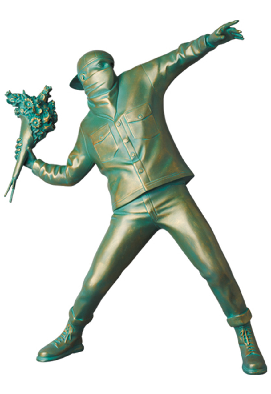その他 MEDICOM TOY - BRANDALISM FLOWER BOMBER bronze statue Medicom Toy Sync x Brandalism Banksy Flower Bomber Bronze