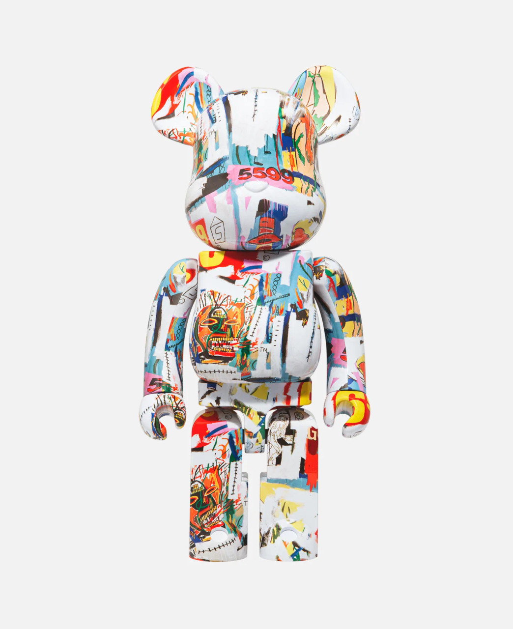Medicom Toy Be@rbrick Andy Warhol x Jean-michel Basquiat #4 1000 ...