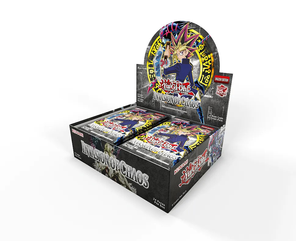 legend of blue-eyes booster box 25th anniversary release date Chaos Impact