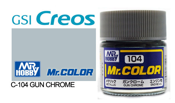 Mr Color C104 Metallic Gun Chrome 10ml - Vagabond Games & Collectables