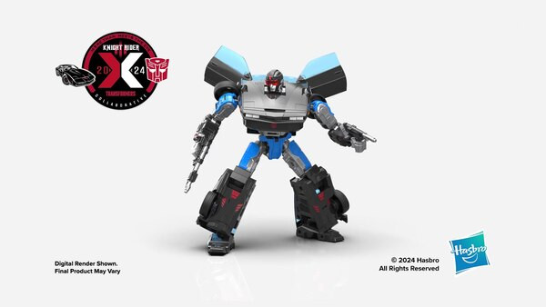 Transformers Collaborative: Supercar KITT - Action Figure Autobot Agente Knight Convertibile 16.5 Cm Con Luci E Suoni - 6