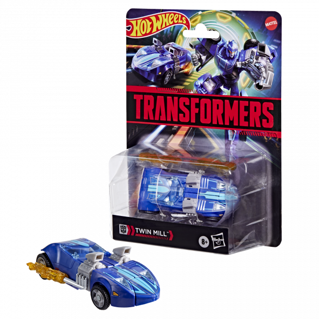 トランスフォーマー ✖️ホットウィール コラボ フィギュア 「ダブルエンジン」 Transformers Collaborative Hot Wheels x Transformers Twin Mill