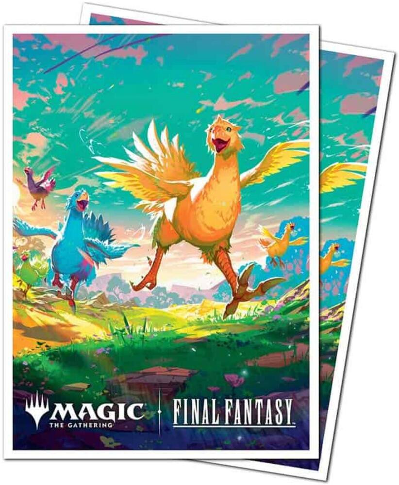 Ultra Pro Magic the Gathering Final Fantasy - 105ct APEX Deck Protector sleeves Premium - Chocobo - Vagabond Games & Collectables Ultra Pro Magic the Gathering Final Fantasy - 105ct APEX Deck Protector sleeves Premium - Chocobo - Vagabond Games & Collectables
