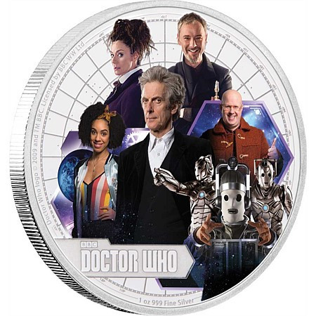 Doctor Who 2017 1oz Silver Coin Vagabond Games & Collectables