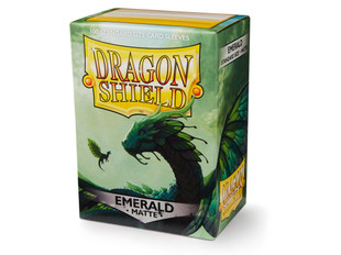 Dragon Shield Sleeves Standard Size 100pk - Matte Emerald Dragon Shield Sleeves Standard Size 100pk - Matte Emerald