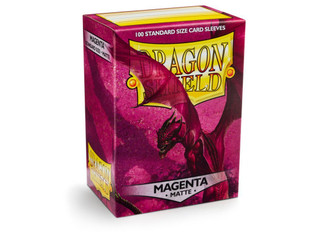 Dragon Shield Sleeves Standard Size 100pk - Matte Magenta Dragon Shield Sleeves Standard Size 100pk - Matte Magenta