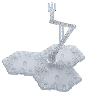 Bandai Action Base 4 Display Stand Clear Version