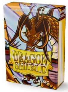 Dragon Shield Sleeves Japanese Size 60pk - Matte Orange