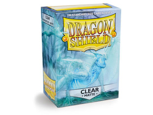 Dragon Shield Sleeves Standard Size 100pk - Matte Clear Dragon Shield Sleeves Standard Size 100pk - Matte Clear