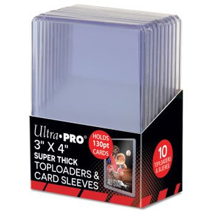 Ultra Pro Toploader - 3x4" 130pt Super Thick Toploaders