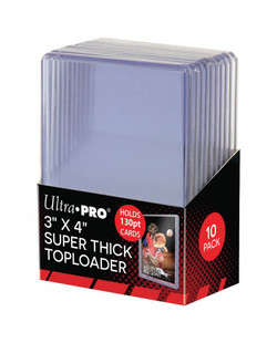 Ultra Pro Toploader - 3x4" 130pt Super Thick Toploaders