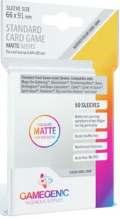 Gamegenic Matte Standard Sleeves 50pk (66x91)