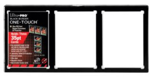 Ultra Pro One Touch - 3-card Black Border Magnetic Closure