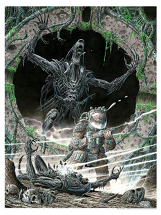 Alien Giclee Print - The Hunted by Giorgio Comolo Alien Giclee Print - The Hunted by Giorgio Comolo