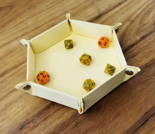 LPG Hex Dice Tray 6" - Yellow