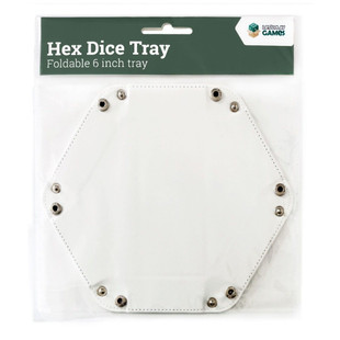 LPG Hex Dice Tray 6" - White
