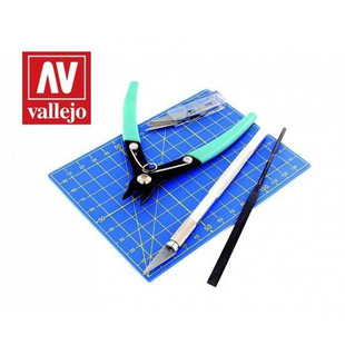 Vallejo Hobby Tools - 5pc Plastic Modelling Tool set Vallejo Hobby Tools - 5pc Plastic Modelling Tool set