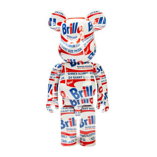 BE@RBRICK - BE@RBRICK Andy Warhol × BASQUIAT #4 Be@rbrick Andy Warhol x JEAN-MICHEL BASQUIAT #4 1000% Figure