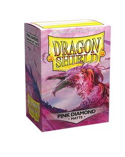 Dragon Shield Sleeves Standard Size 100pk - Matte Pink Diamond Dragon Shield Sleeves Standard Size 100pk - Matte Pink Diamond