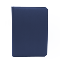 Dex Protection 9-Pocket Zipper Binder 360 - Dark Blue