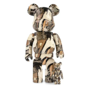 Medicom Toy Be@rbrick Toshusai Sharaku Actor Otani Oniji Ⅲ as the Footman (Yakko) Edohei 100% & 400%