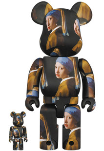 Medicom Toy Be@rbrick Johannes Vermeer「Girl with a Pearl Earring」 100% & 400% Medicom Toy Be@rbrick Johannes Vermeer「Girl with a Pearl Earring」 100% & 400%