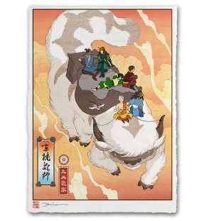 Ukiyo-e Heroes: Giclee Print by Jed Henry - True Companions