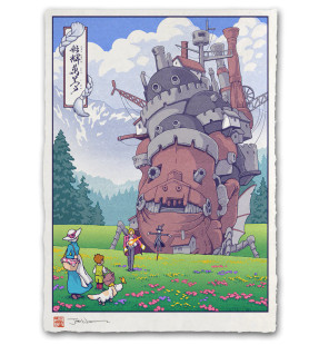 Ukiyo-e Heroes: Giclee Print by Jed Henry - Picnic in the Meadow Ukiyo-e Heroes: Giclee Print by Jed Henry - Picnic in the Meadow