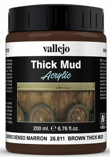 Vallejo Diorama Effects - Brown Thick Mud 200ml