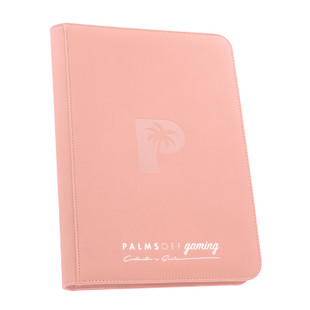 Palms Off Collector’s Series 9 Pocket Zip Binder - Pink