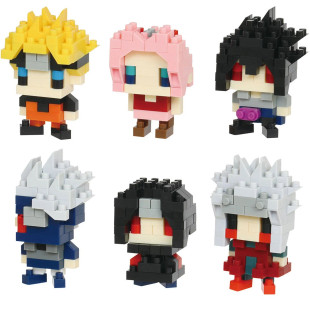 Nanoblock Mininano - Naruto Vol. 1 (Complete Set of 6)
