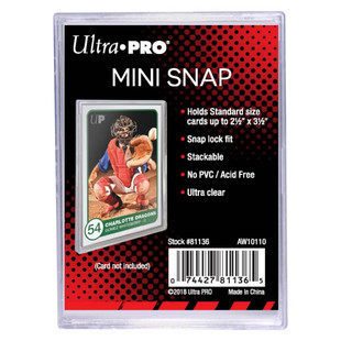 Ultra Pro Specialty Holders - Mini Snap Ultra Pro Specialty Holders - Mini Snap