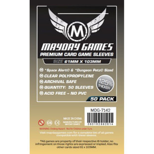 Mayday - Premium Space Card Sleeve - 61 X 103 MM Mayday - Premium Space Card Sleeve - 61 X 103 MM