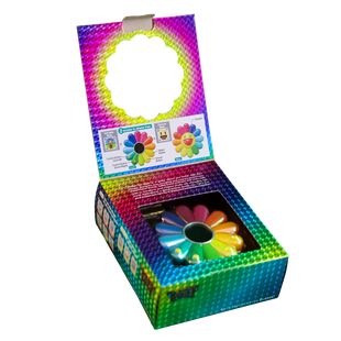 Takashi Murakami Kaikai Kiki Flower Go Walk Color - Rainbow x Clear