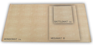 Chessex Reversible Battlemat Mondomat 38mm Squares & Hexes Chessex Reversible Battlemat Mondomat 38mm Squares & Hexes