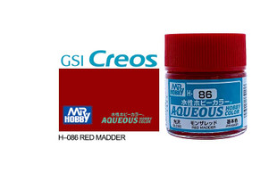 Mr Hobby Aqueous H086 Gloss Red Madder 10ml