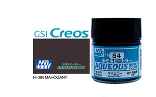 Mr Hobby Aqueous H084 Semi Gloss Mahogony 10ml