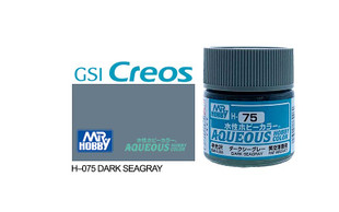 Mr Hobby Aqueous H075 Semi Gloss Dark Sea Grey 10ml
