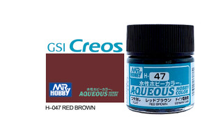 Mr Hobby Aqueous H047 Gloss Red Brown 10ml
