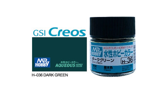 Mr Hobby Aqueous H036 Gloss Dark Green 10ml